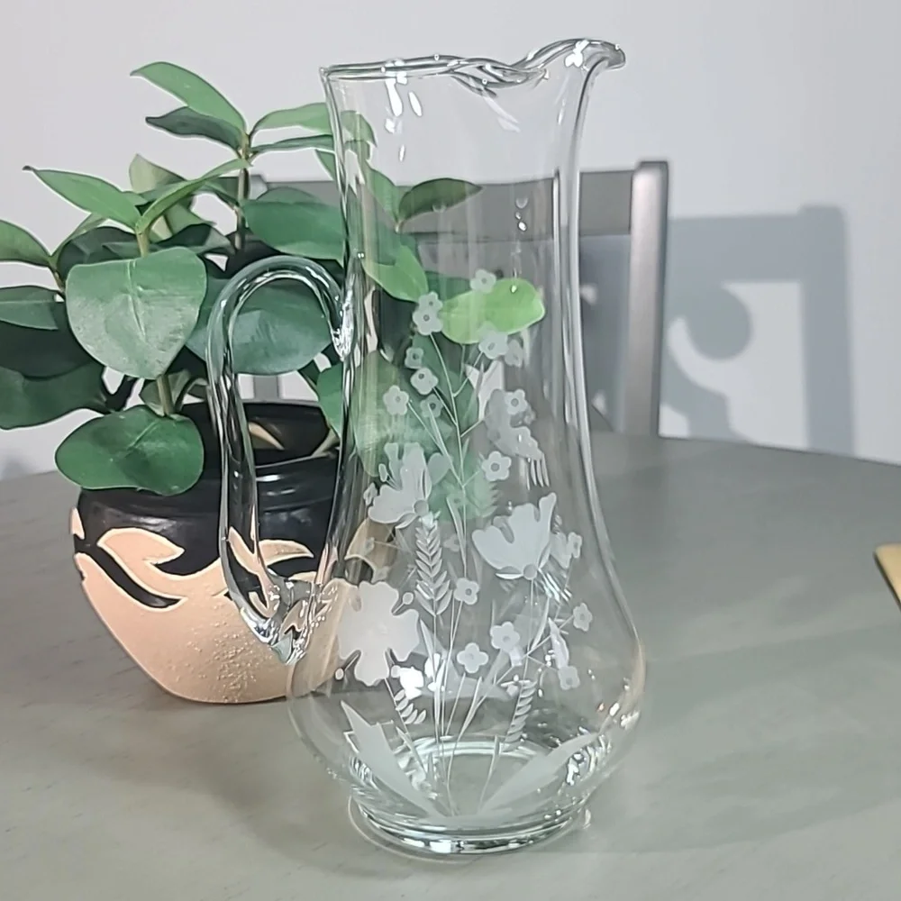 Romania Glass Blown Vintage Picture.